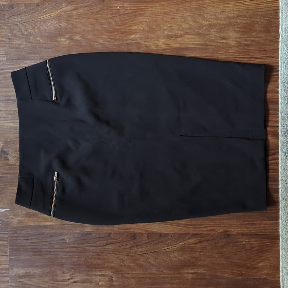 H&M Black Pencil Skirt with zippers